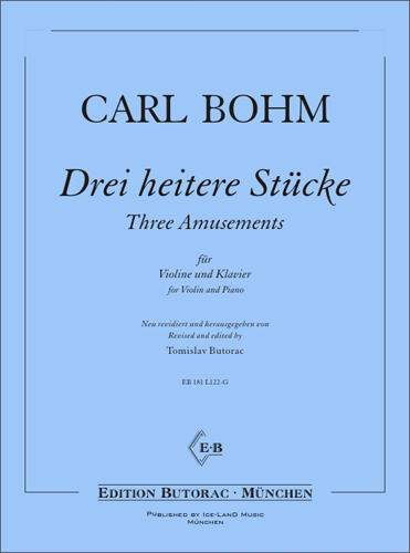 Cover - Bohm, Drei heitere Stücke